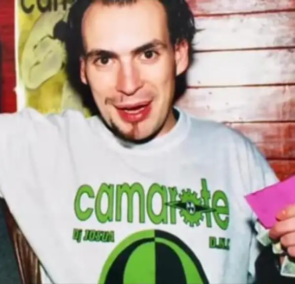 Oscar Navarro en 1996 en Camarote de Valladolid