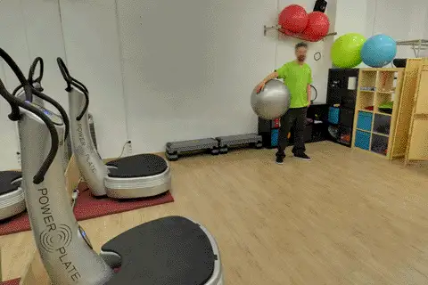 Instalaciones de la clínica de fisioterapia Fisiokinetic en Valladolid