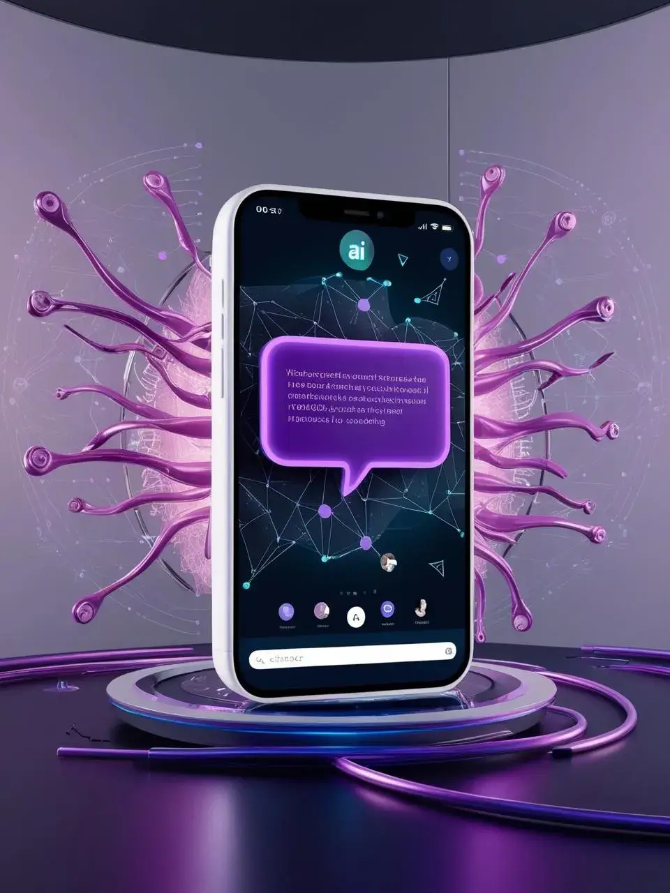 Chatbot con inteligencia artificial integrado en una página web