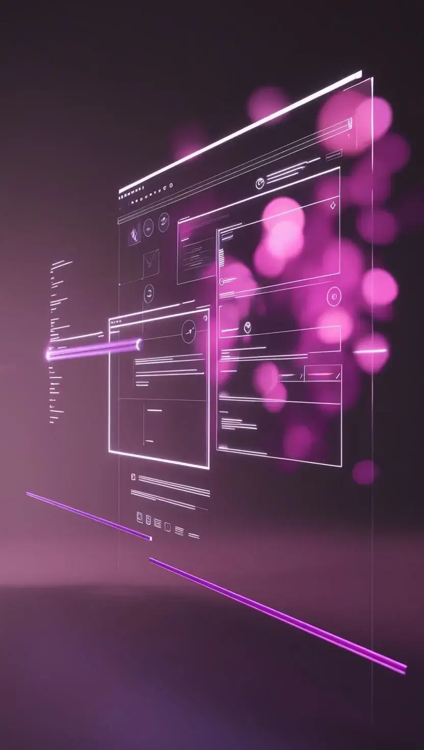 Pantalla de una página web diseñada para un negocio