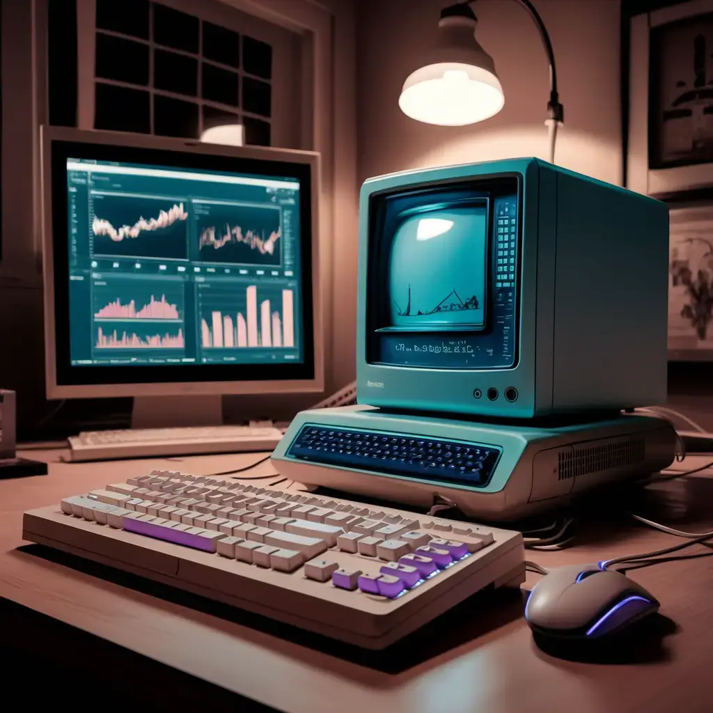Imagen de un viejo ordenador con el que empece a trabajar en 1998